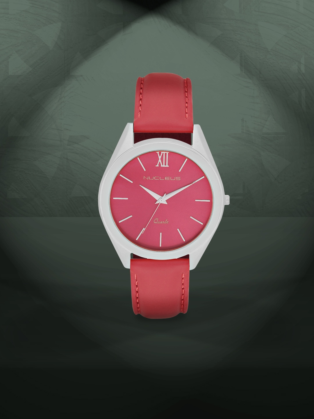 

Nucleus Unisex Red Analogue Watch NMSRR