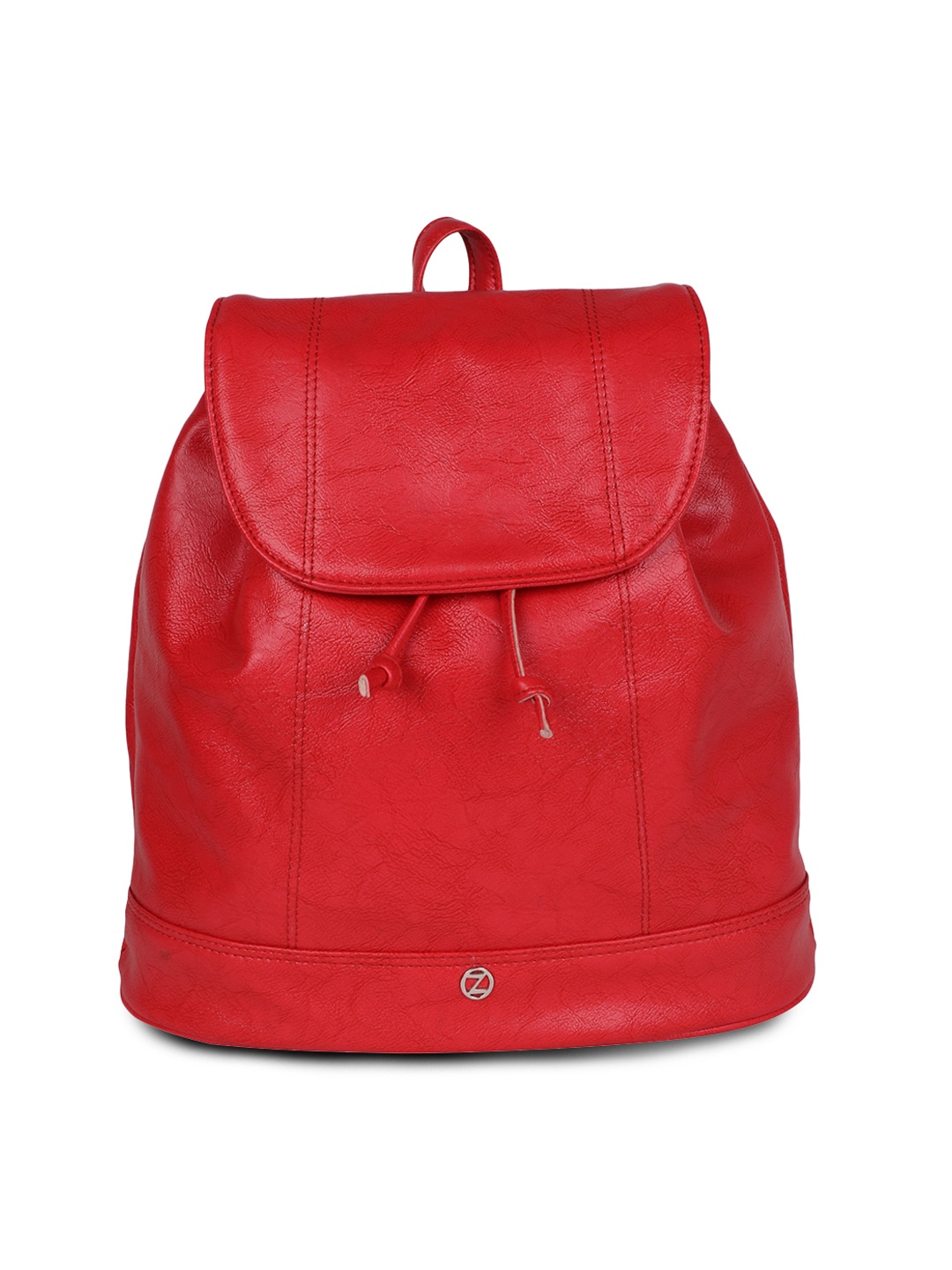 

OsaiZ Women Red Solid Backpack