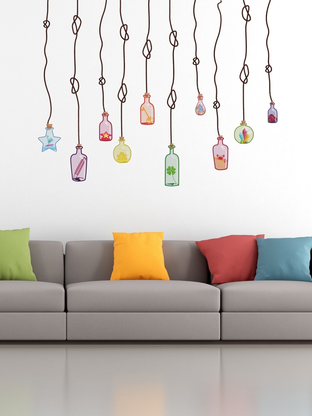 

Cortina Multicoloured Wall Sticker, Multi