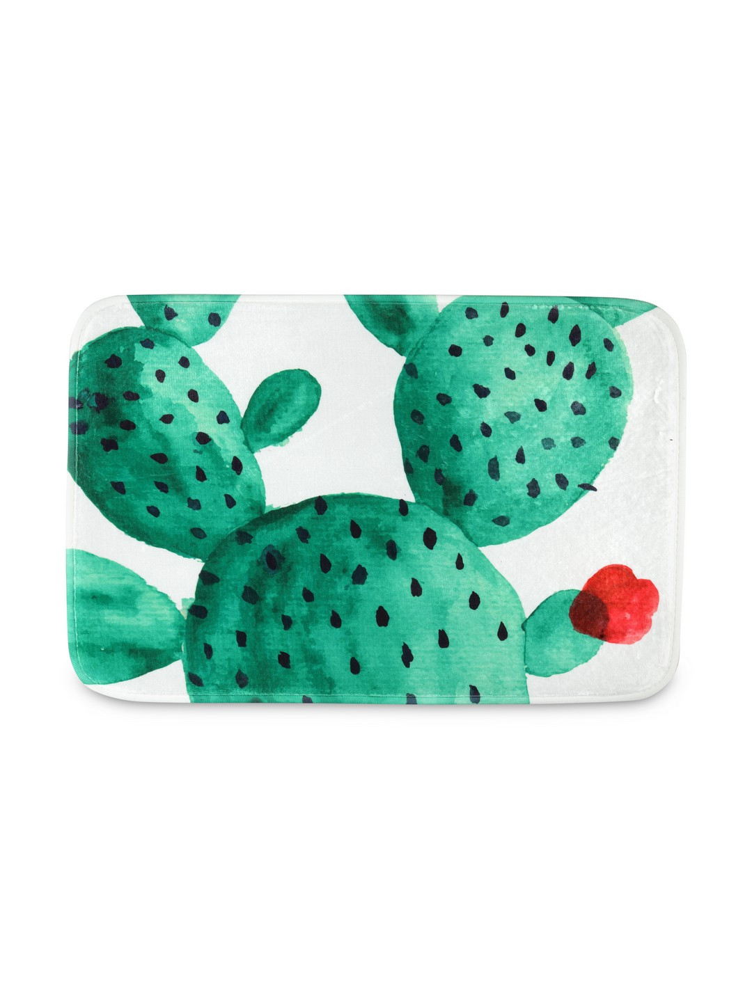 

Cortina White & Green Printed Anti-Skid Doormat