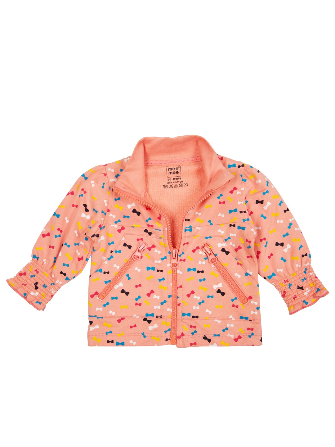 

MeeMee Girls Coral Printed Lightweight Tailored Jacket