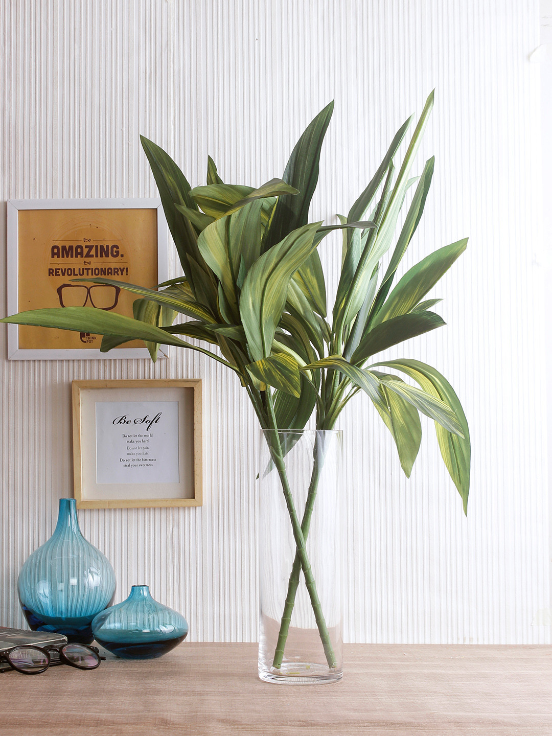 

Fourwalls Set of 2 Green Artificial Plants