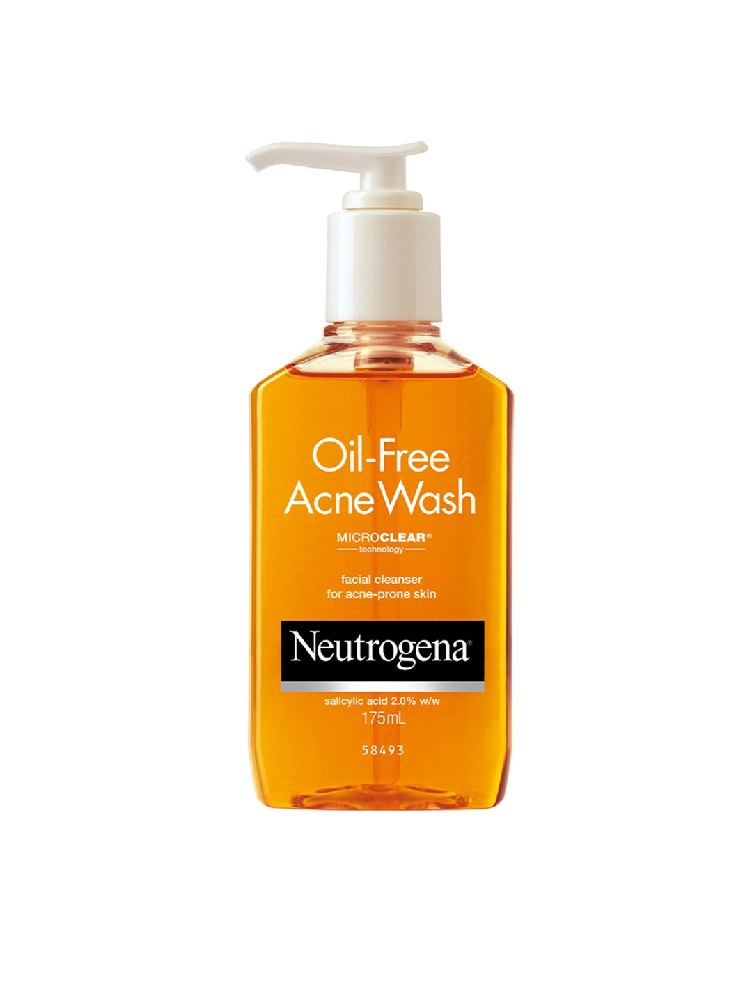 

Neutrogena Oil-Free Acne Face Wash for Acne-Prone Skin - 175 ml, Orange
