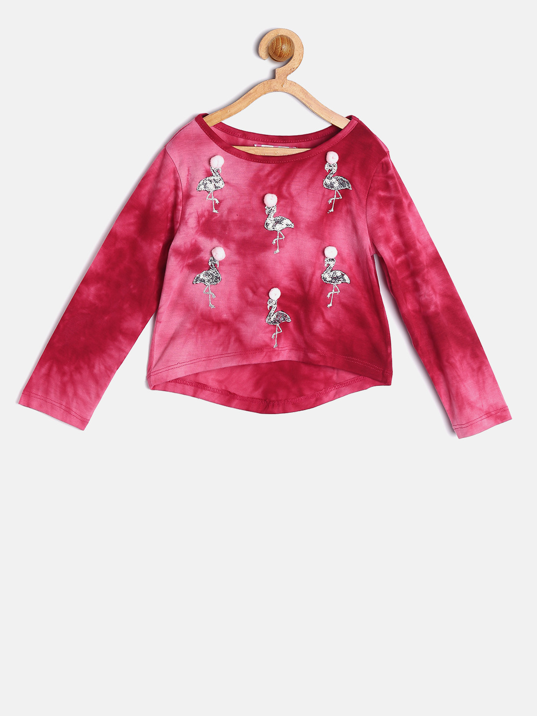 

Nauti Nati Girls Pink Embellished Top