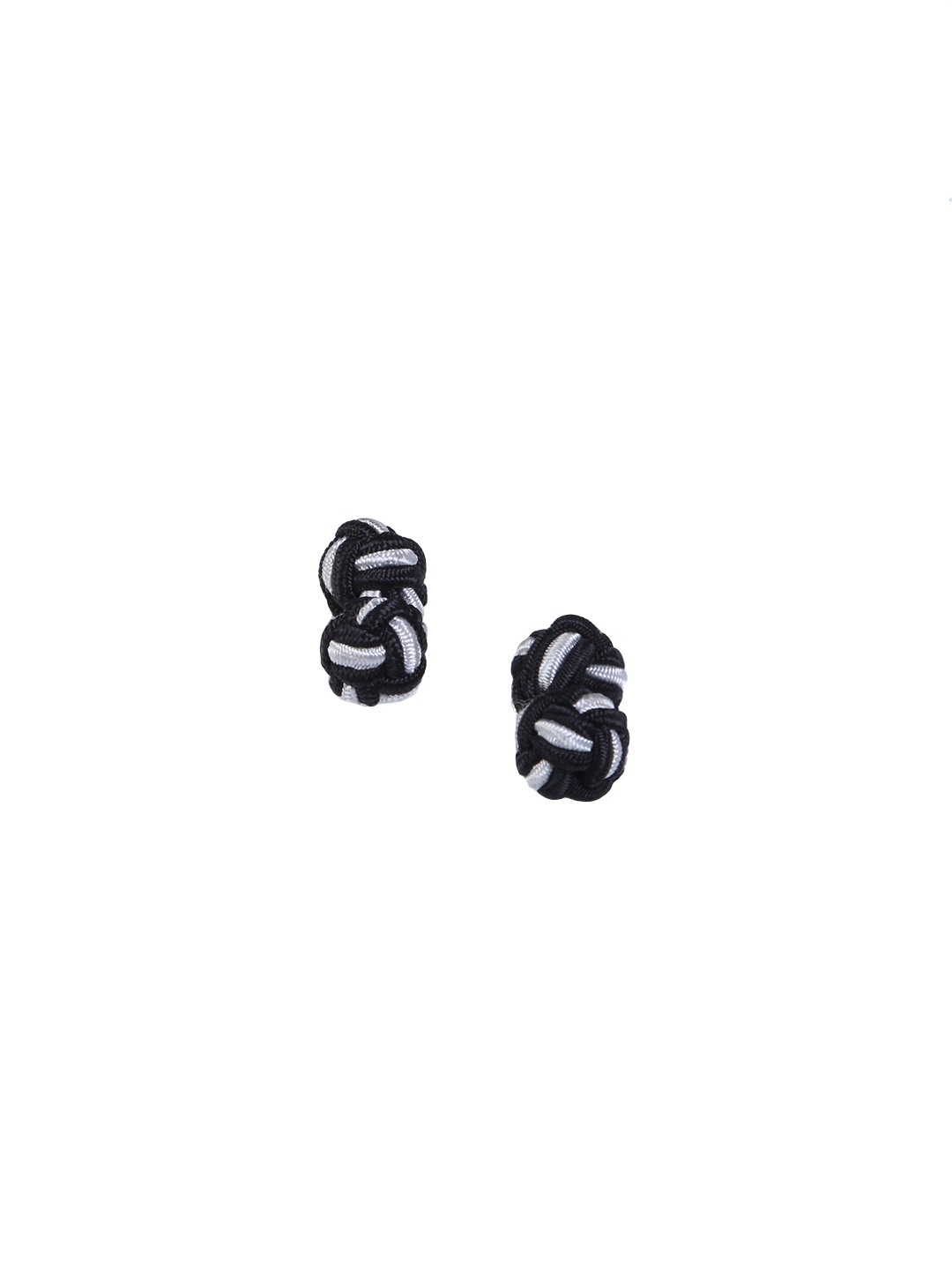 

Tossido Black Floral Cufflinks