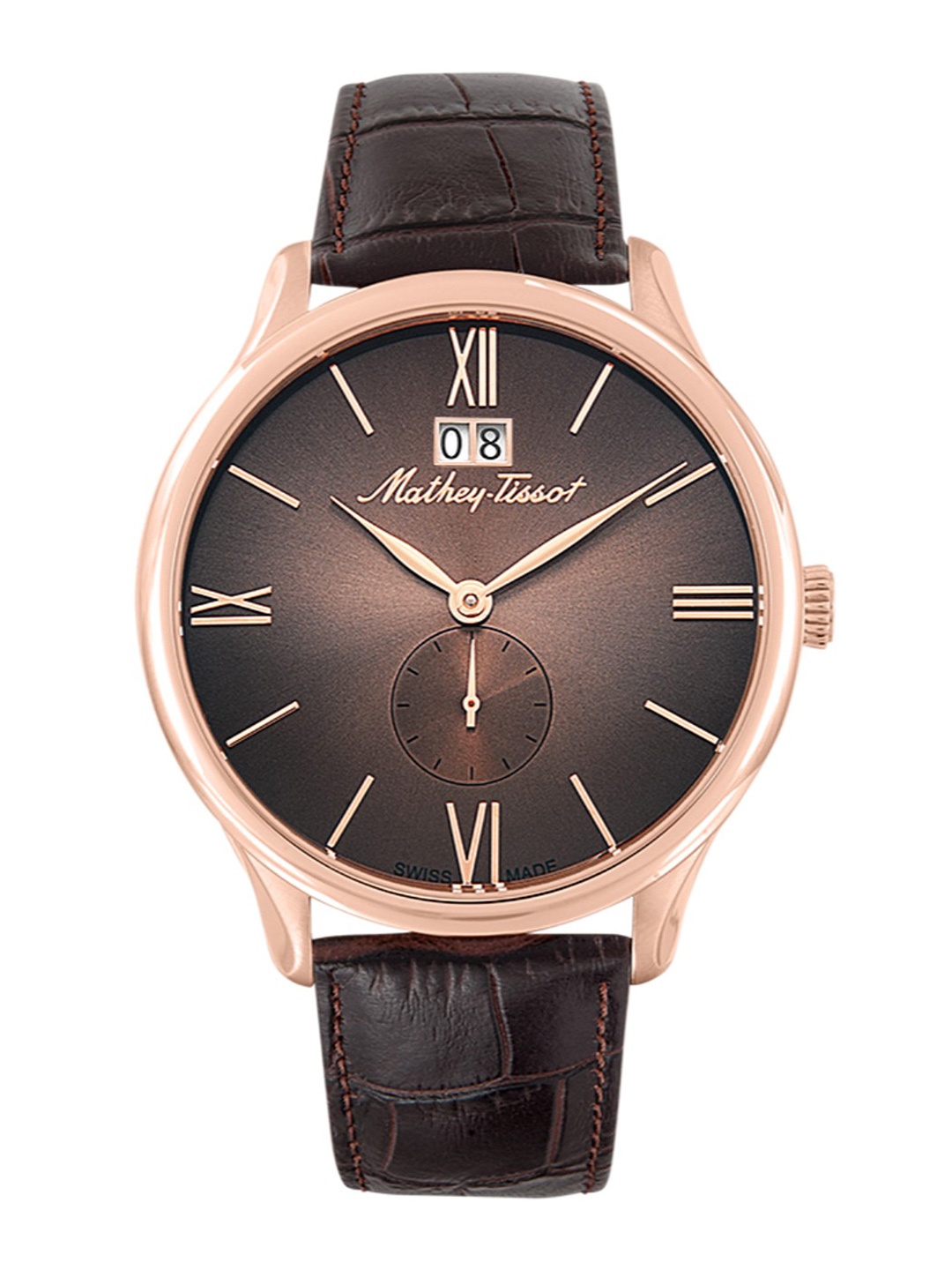 

Mathey-Tissot Swiss Made Men Edmond Quartz Dial Watch H1886QPBU, Charcoal