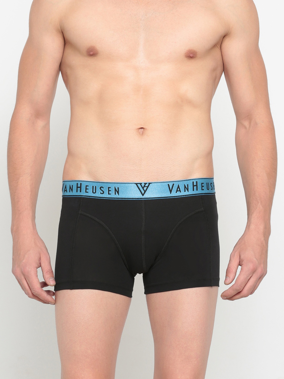 

Van Heusen Men Black Solid Colour Fresh Label Free Trunks