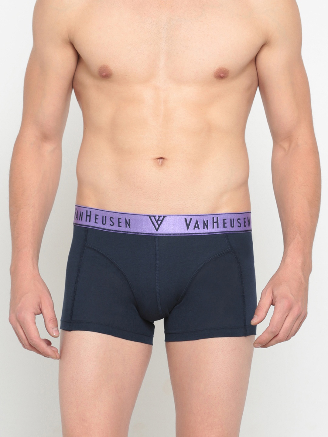 

Van Heusen Men Fresh Elasticized Waistband Trunks IHITR1PM1120045, Navy blue