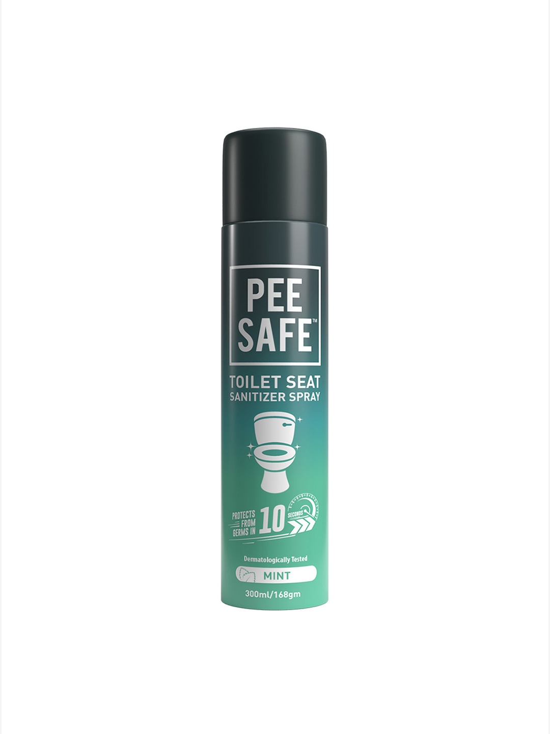

PEESAFE Toilet Seat Sanitizer Spray Washroom Pack - Freshmint 300 ml, Green