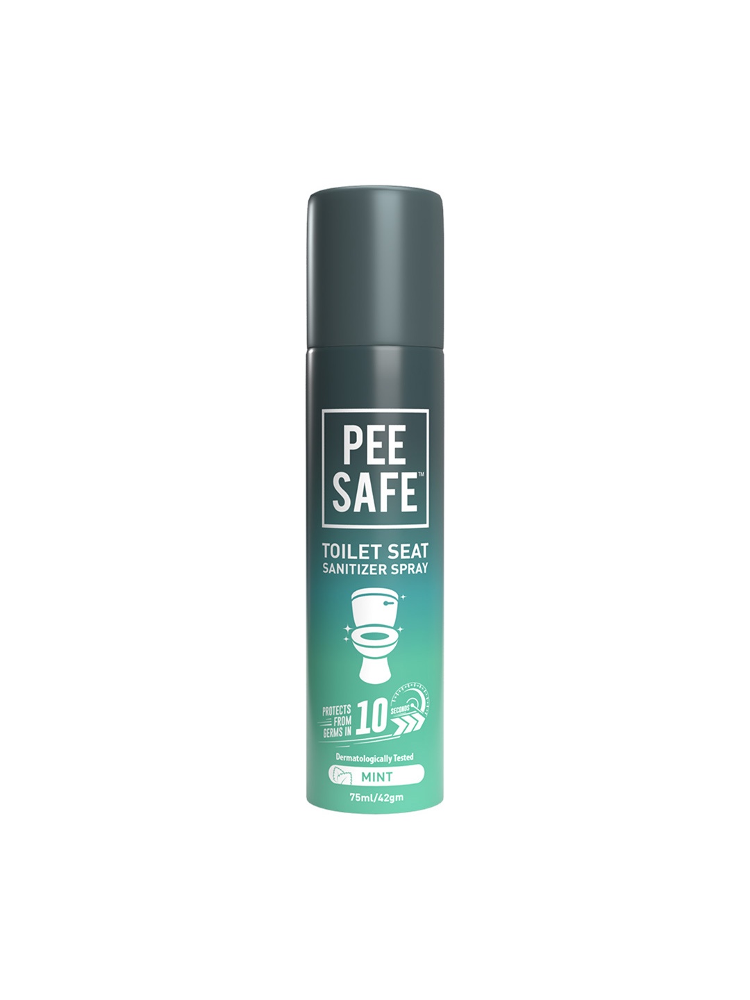 

Pee Safe Women Fresh Mint Toilet Seat Sanitizer Spray 75 ml, Green