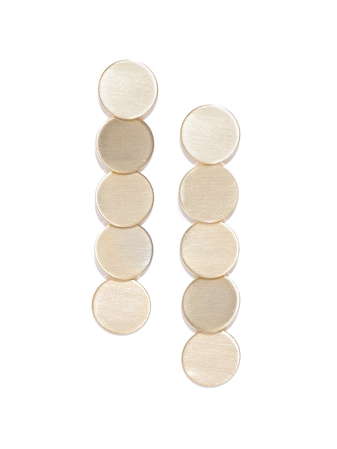 

Jewels Galaxy Gold-Plated Handcrafted Circular Drop Earrings