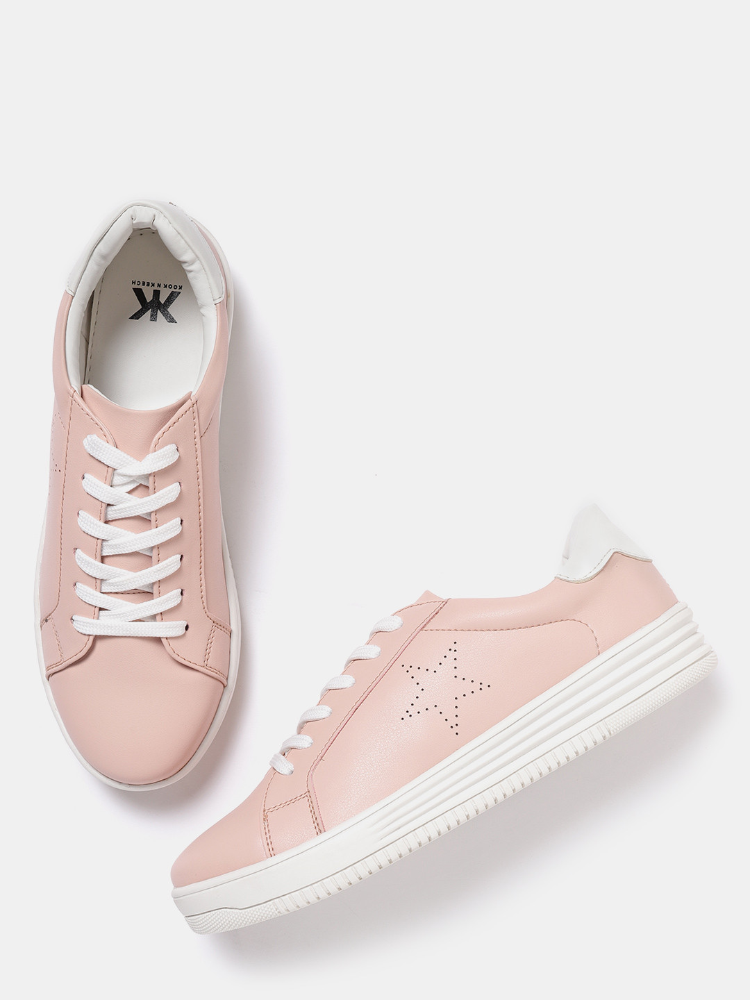 

Kook N Keech Women Peach-Coloured Sneakers