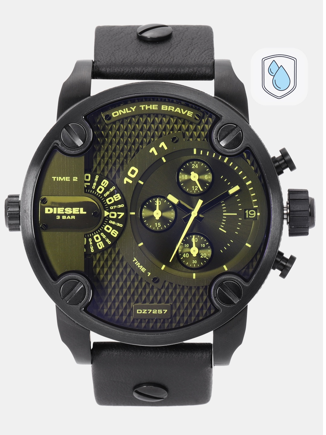 

DIESEL Men Black Analogue Watch DZ7257_OR