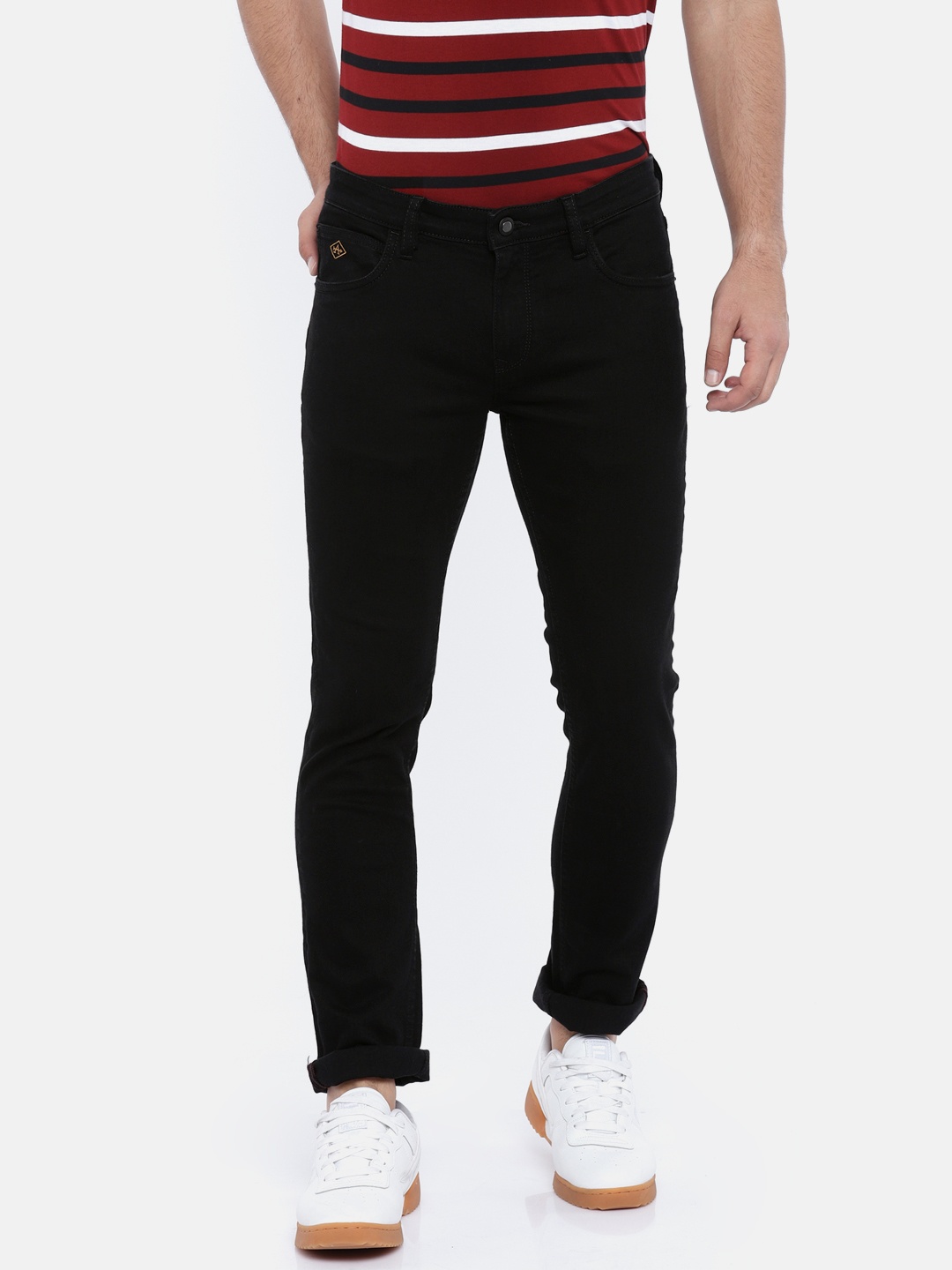 

Arrow Sport Men Black Slim Fit Mid-Rise Clean Look Stretchable Jeans