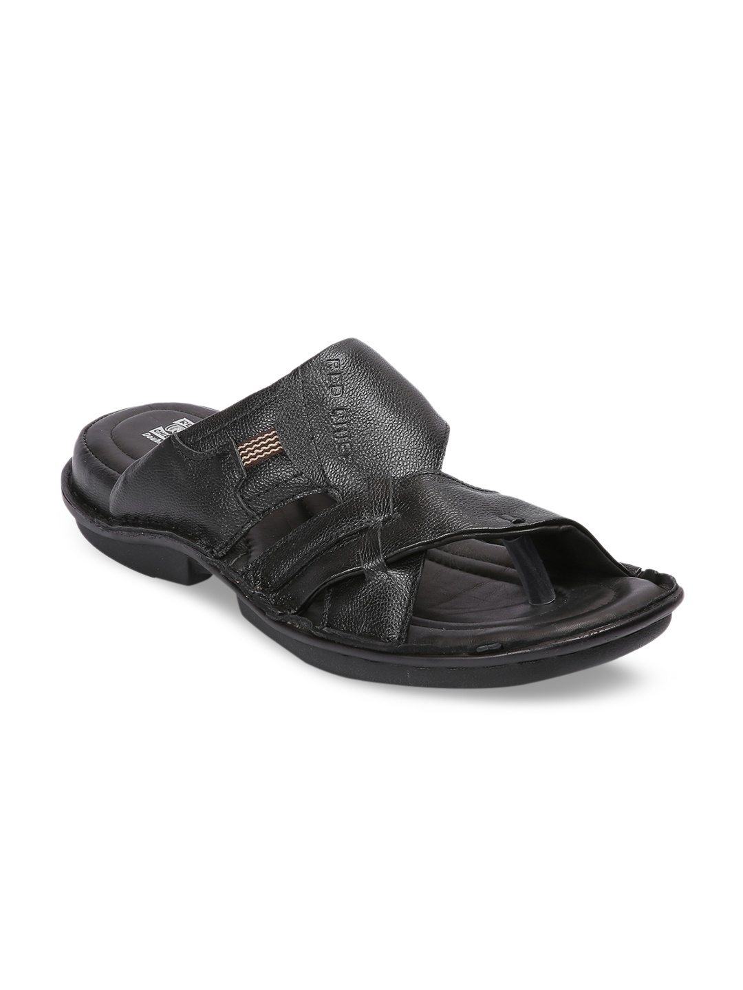 

Red Chief Men Black Comfort Sandals