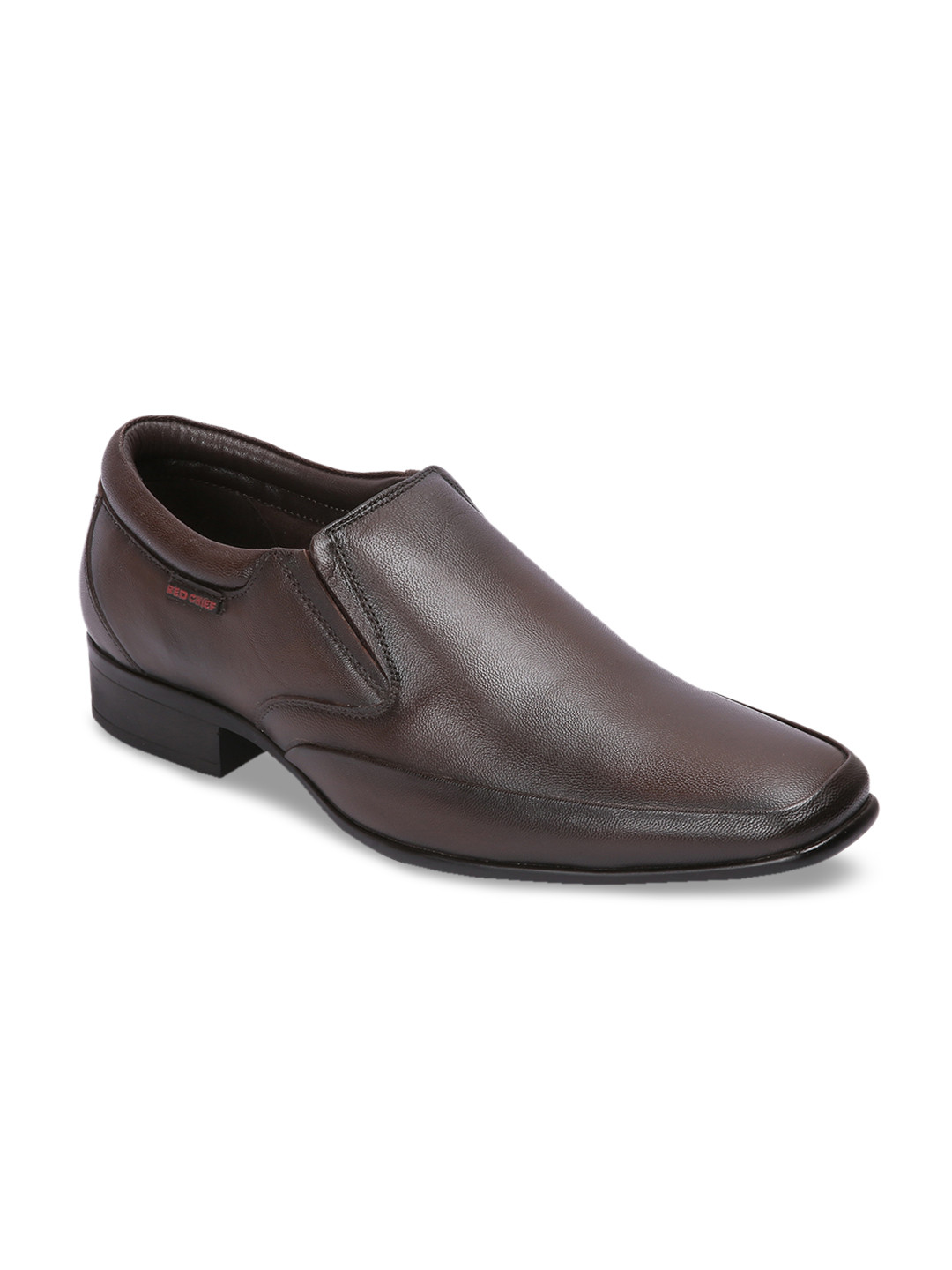 

Red Chief Men Brown Formal Leather Slip-On Shoes