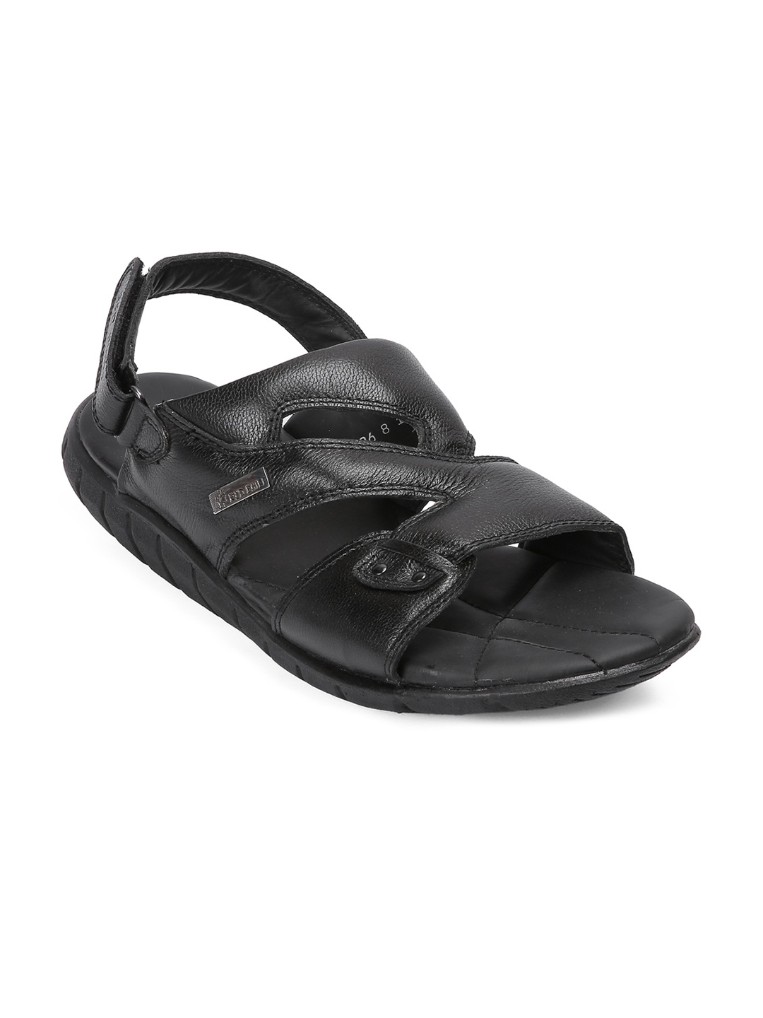 

Red Chief Men Black Comfort Sandals