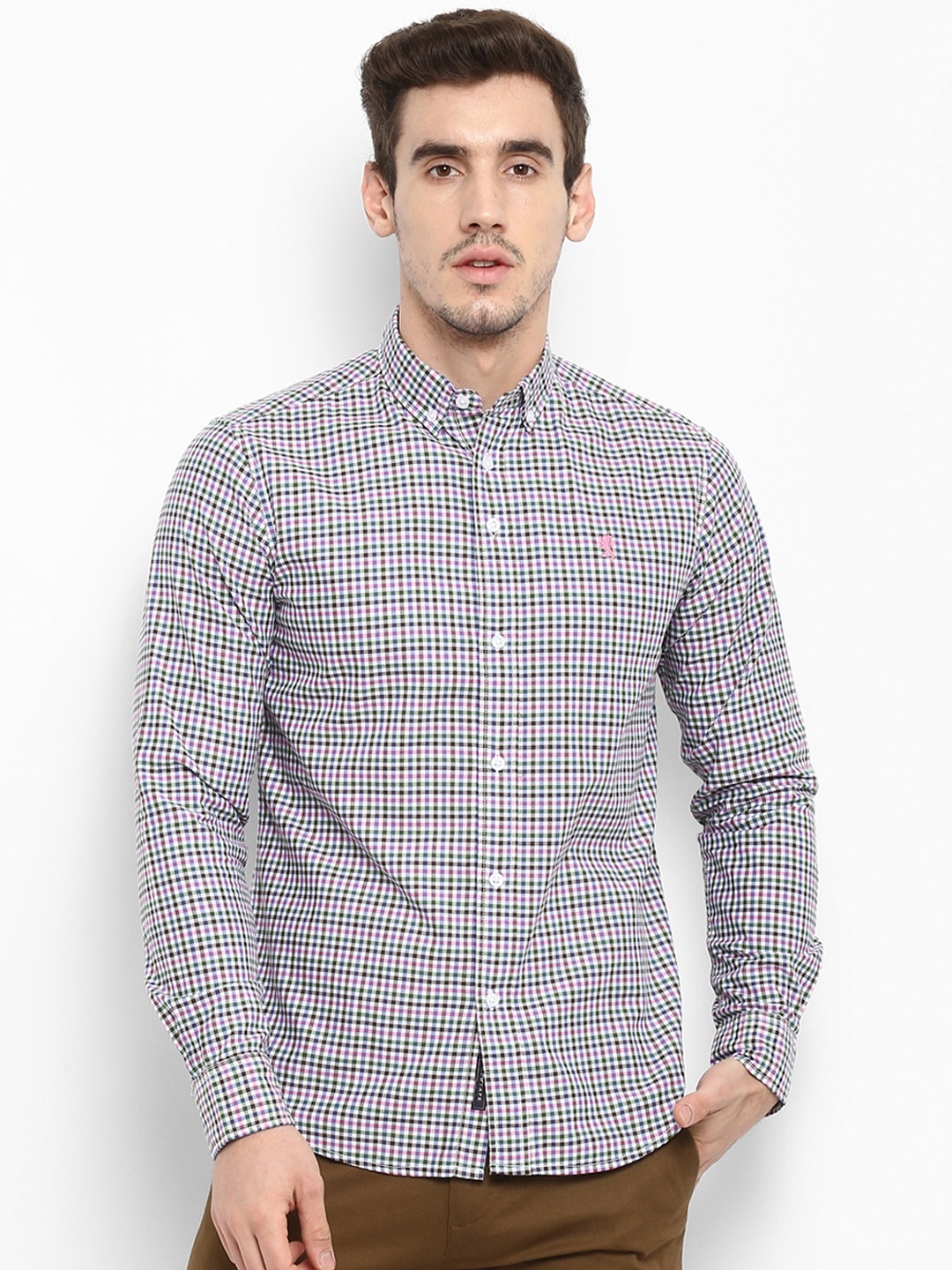 

Red Tape Men Multicoloured Regular Fit Checked Casual Shirt, Multi