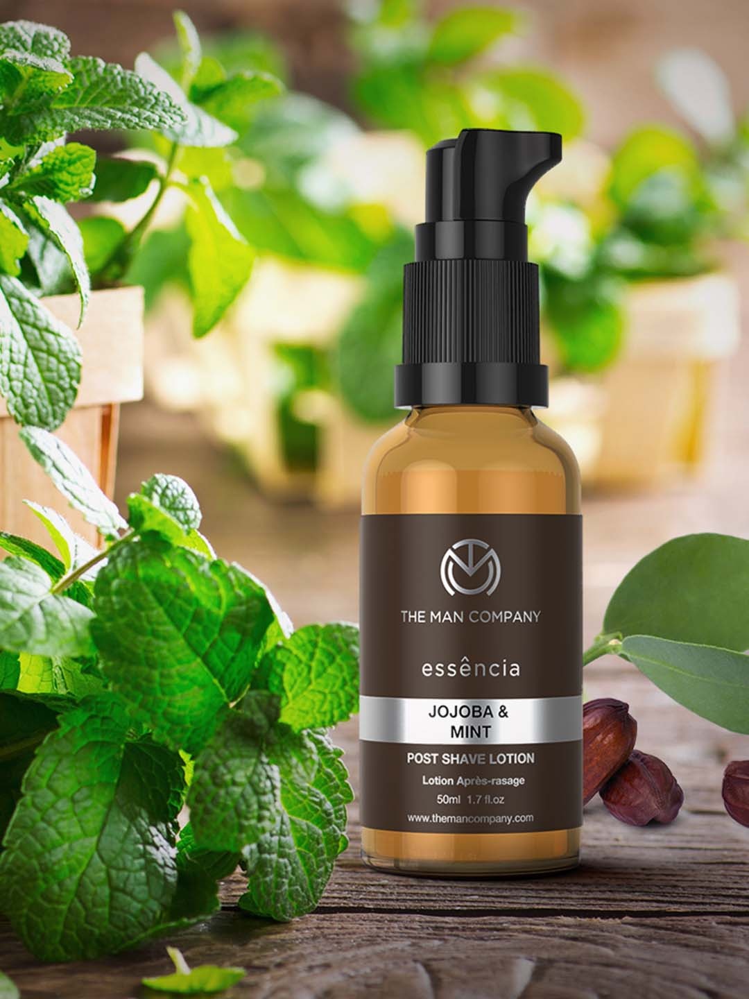 

THE MAN COMPANY Jojoba & Mint Post Shave Lotion 50 ml, Brown