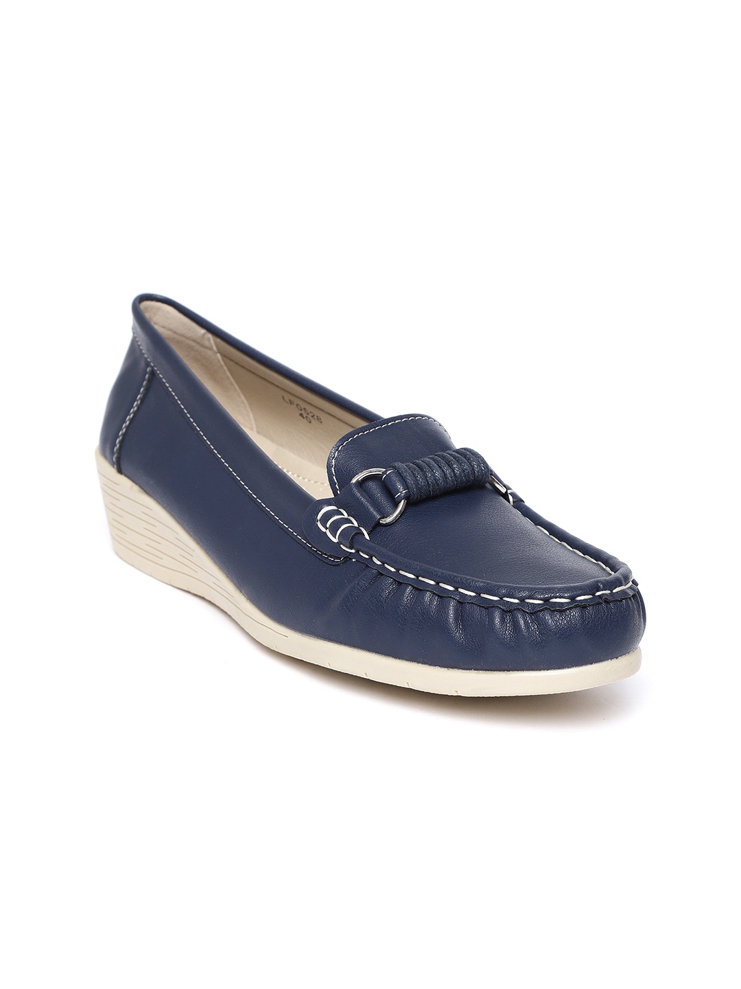 

Lee Cooper Women Navy Blue Solid Pumps