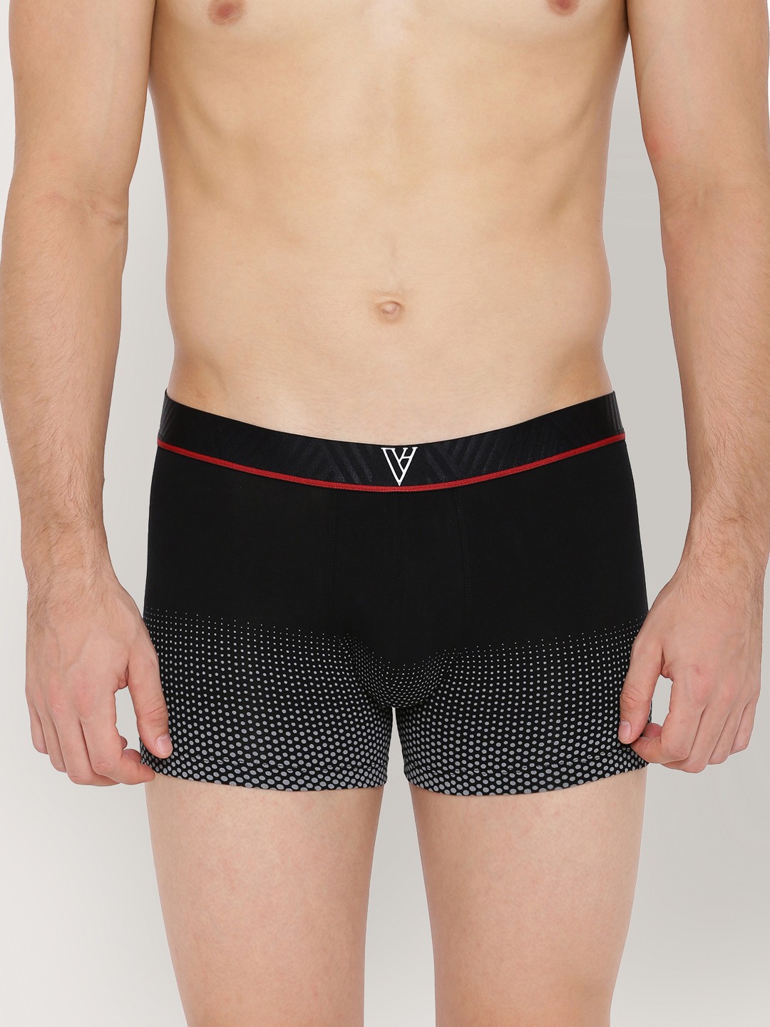 

Van Heusen Men Printed 4-Way Stretch Ultra Soft Trunks IHIITR1SP430044, Black