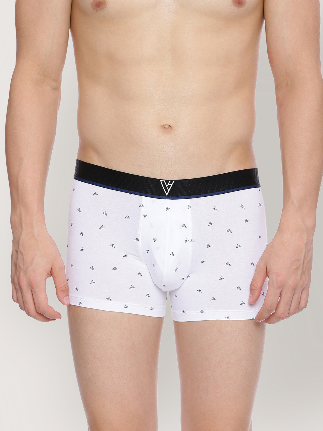 

Van Heusen Men Printed 4-Way Stretch Ultra Soft Trunks IHIITR1SP530044, White