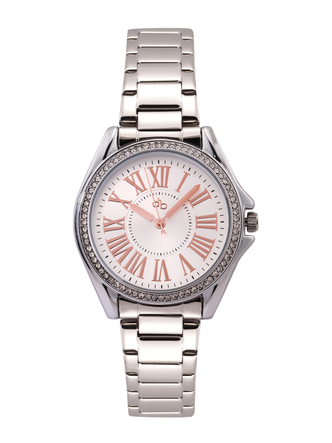 

DressBerry Women White Dial & Silver Toned Bracelet Style Analogue Watch T001-A-SILVER