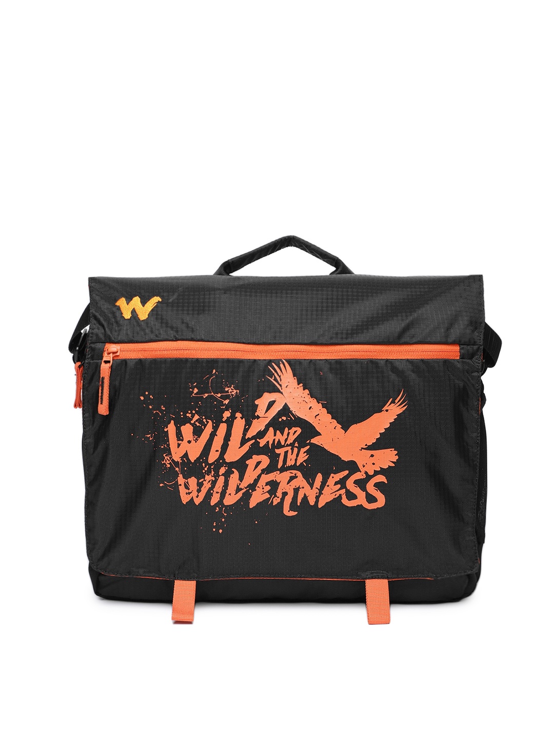 

Wildcraft Unisex Black Printed Messenger Bag