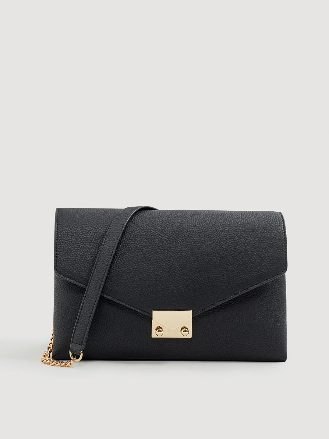 

MANGO Black Solid Sling Bag