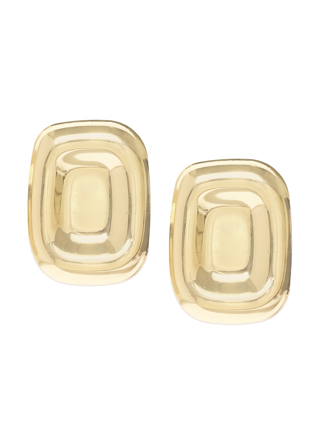 

MANGO Gold-Toned Geometric Drop Earrings