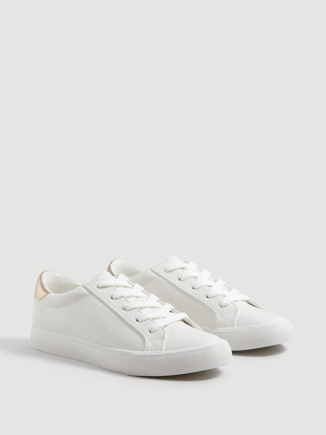 

MANGO Women White Sneakers