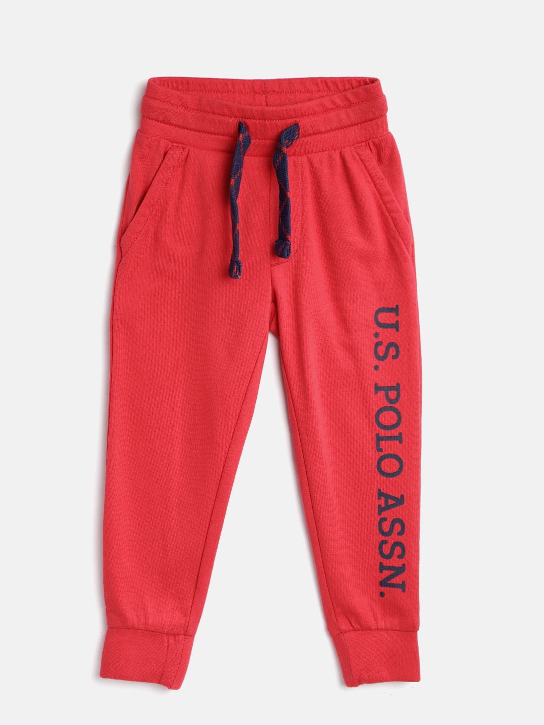 

U.S. Polo Assn. Kids Red Printed Detail Joggers
