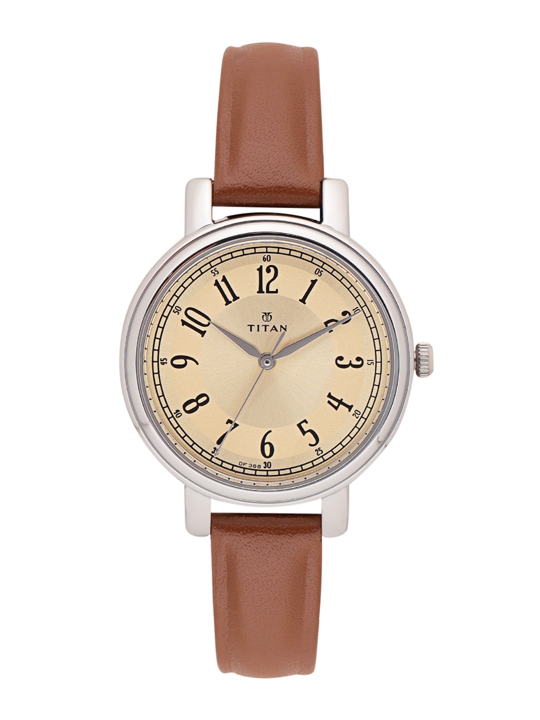 

Titan Women Beige Analogue Watch NK2554SL01_OR, Gold