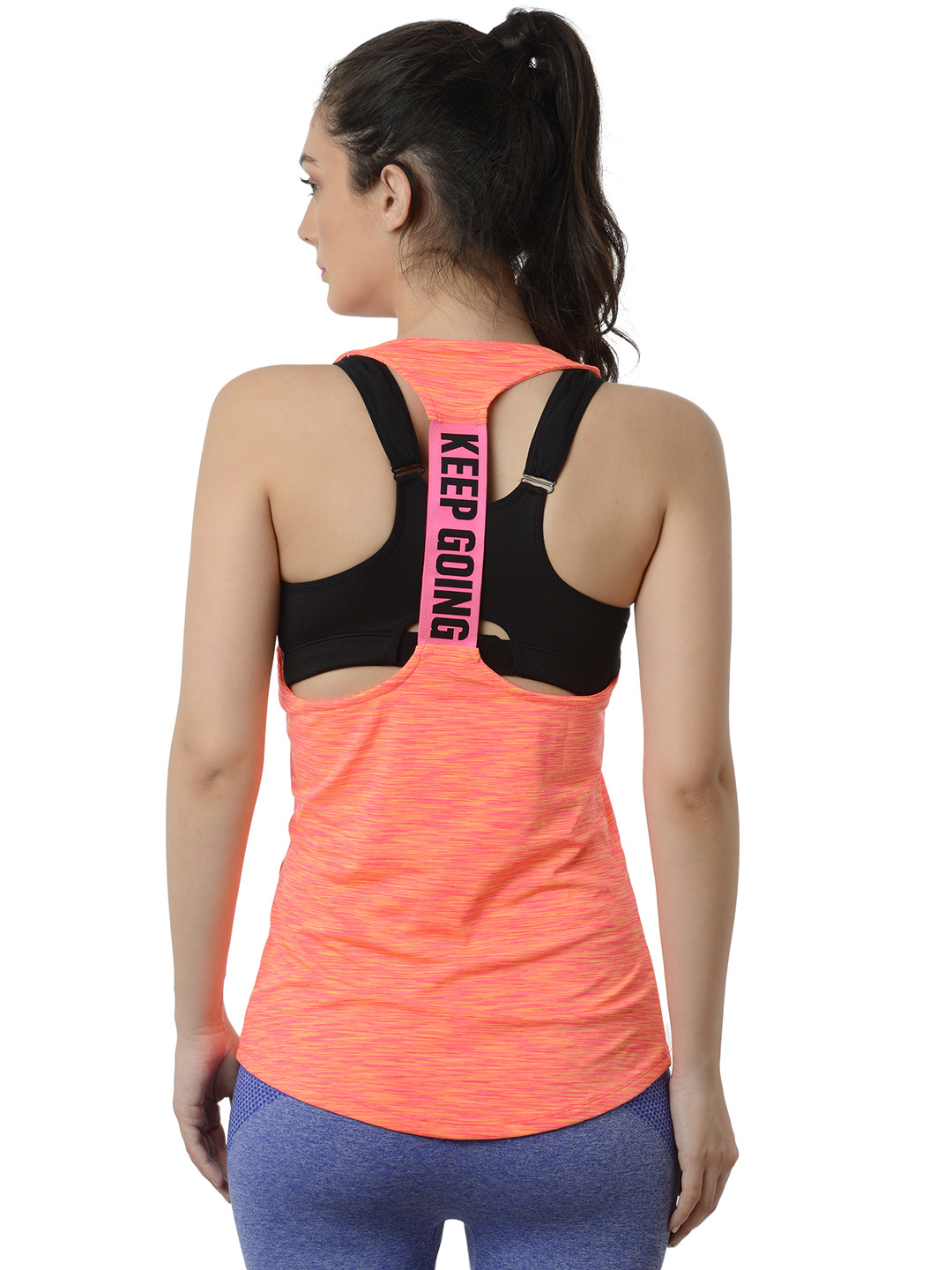 

Da Intimo Women Orange Solid Scoop Neck T-shirt