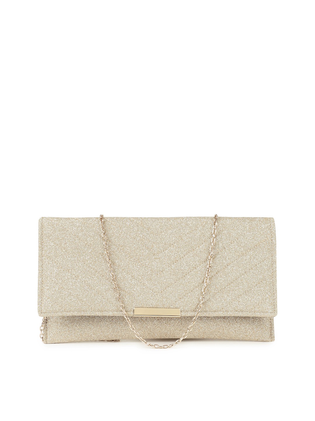 

Accessorize Gold-Toned Embellished Clutch