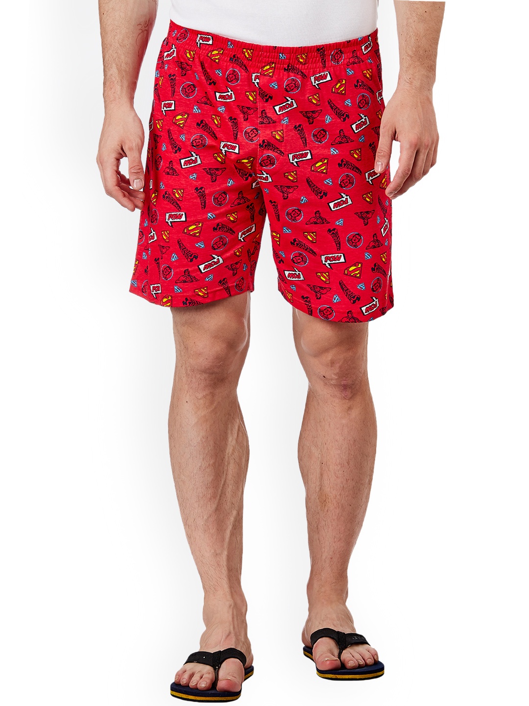 

Free Authority Men Superman Printed Boxers, Red