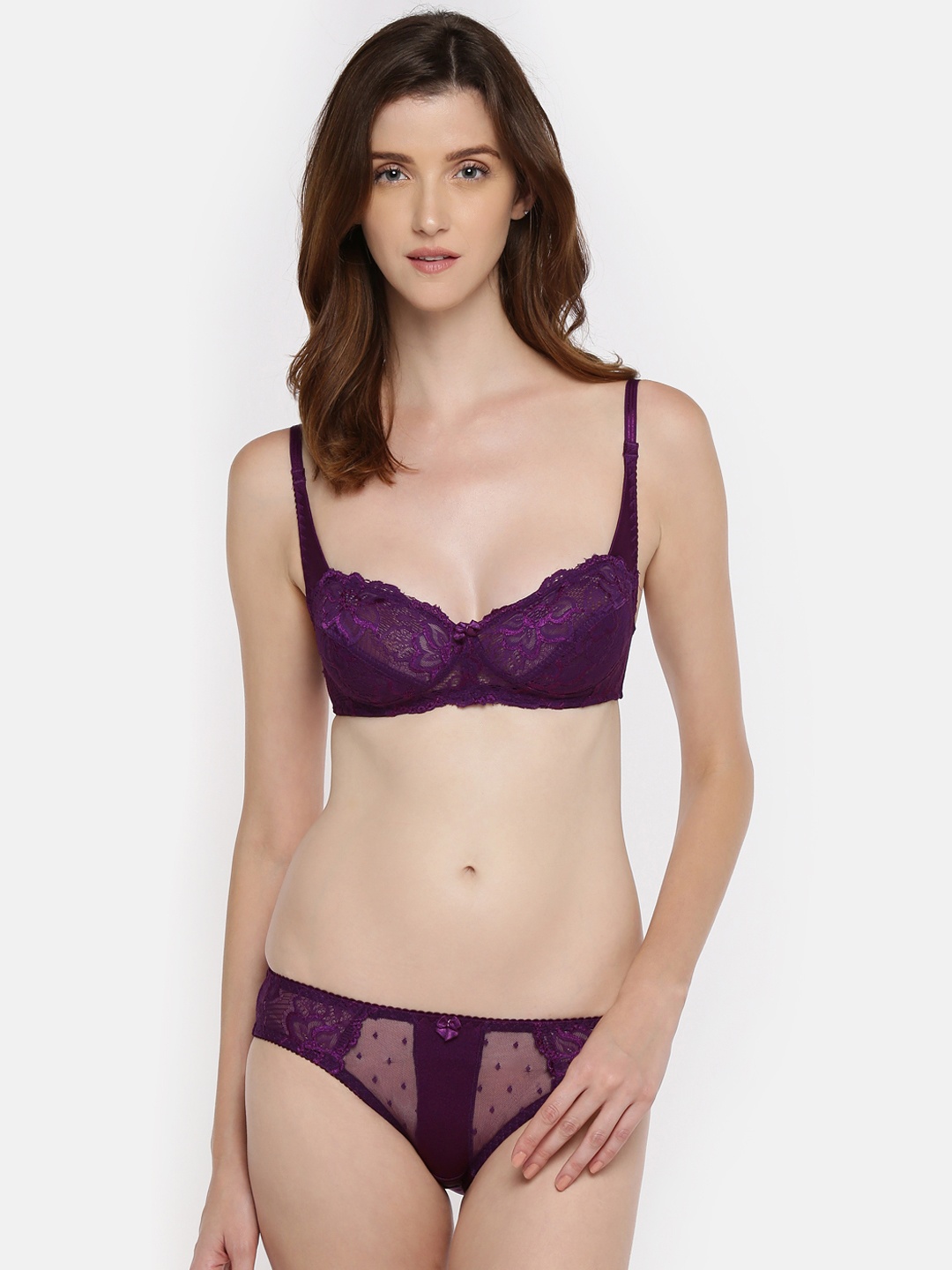 

Lady Love Purple Lingerie Set LLSET4056