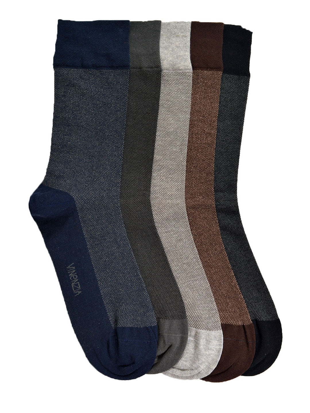 

VINENZIA Men Set of 5 Above Ankle Socks, Multi
