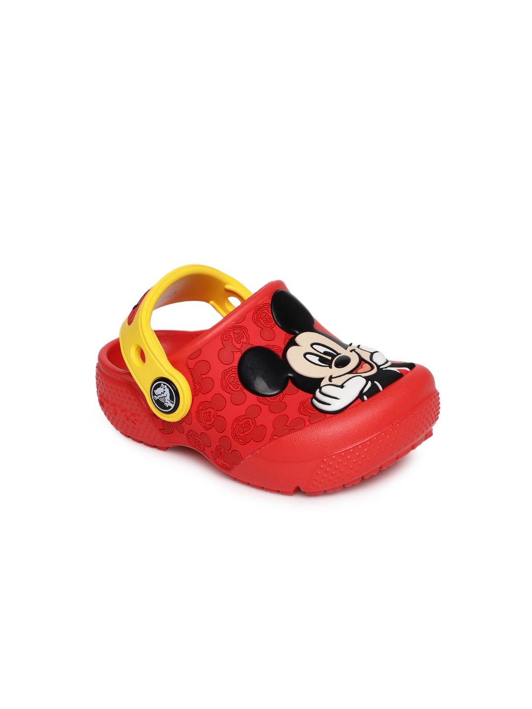 

Crocs Kids Red & Yellow Fun Lab Mickey OL K Clogs