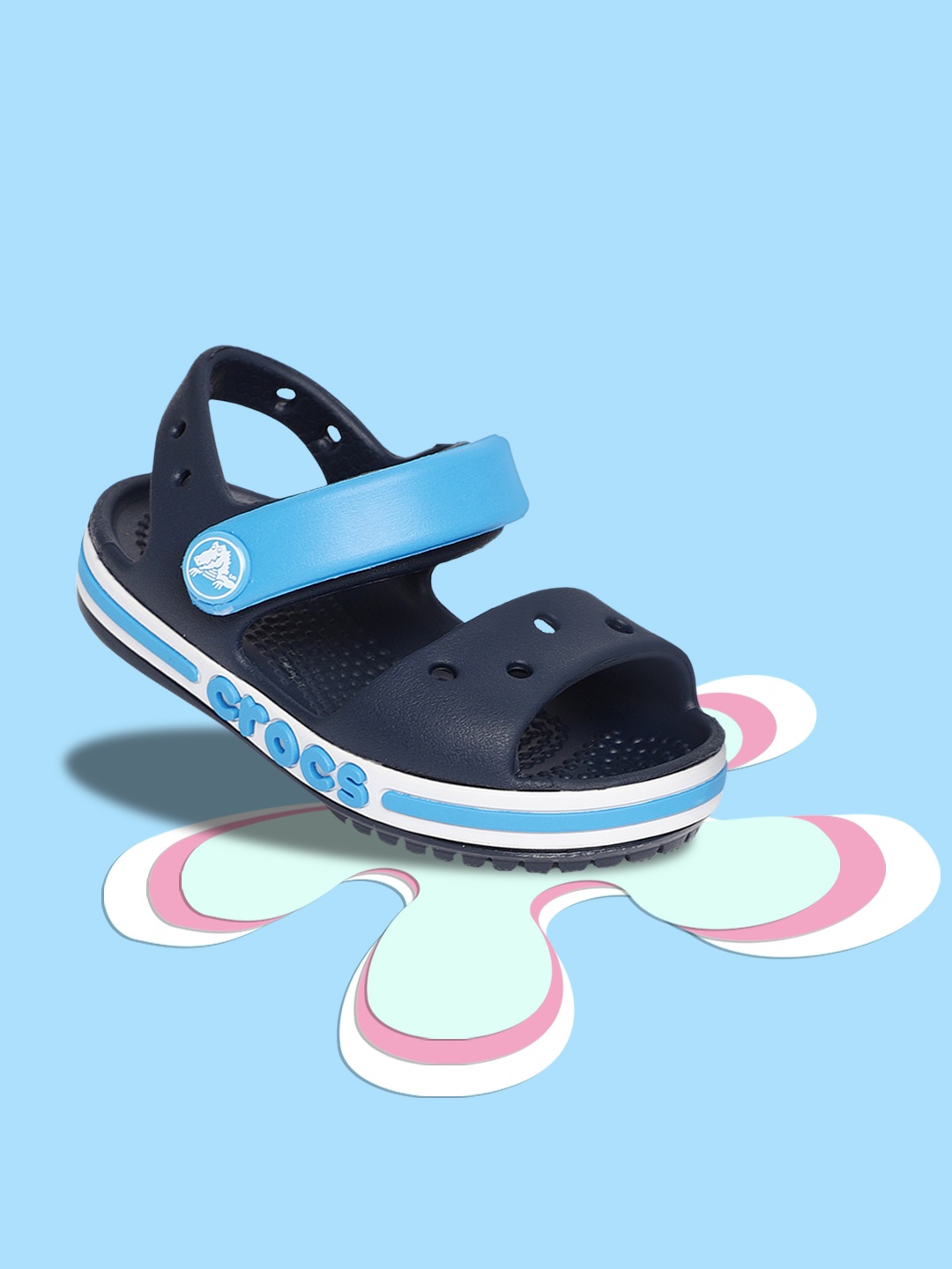 

Crocs Kids Navy Blue Bayaband Sports Sandals