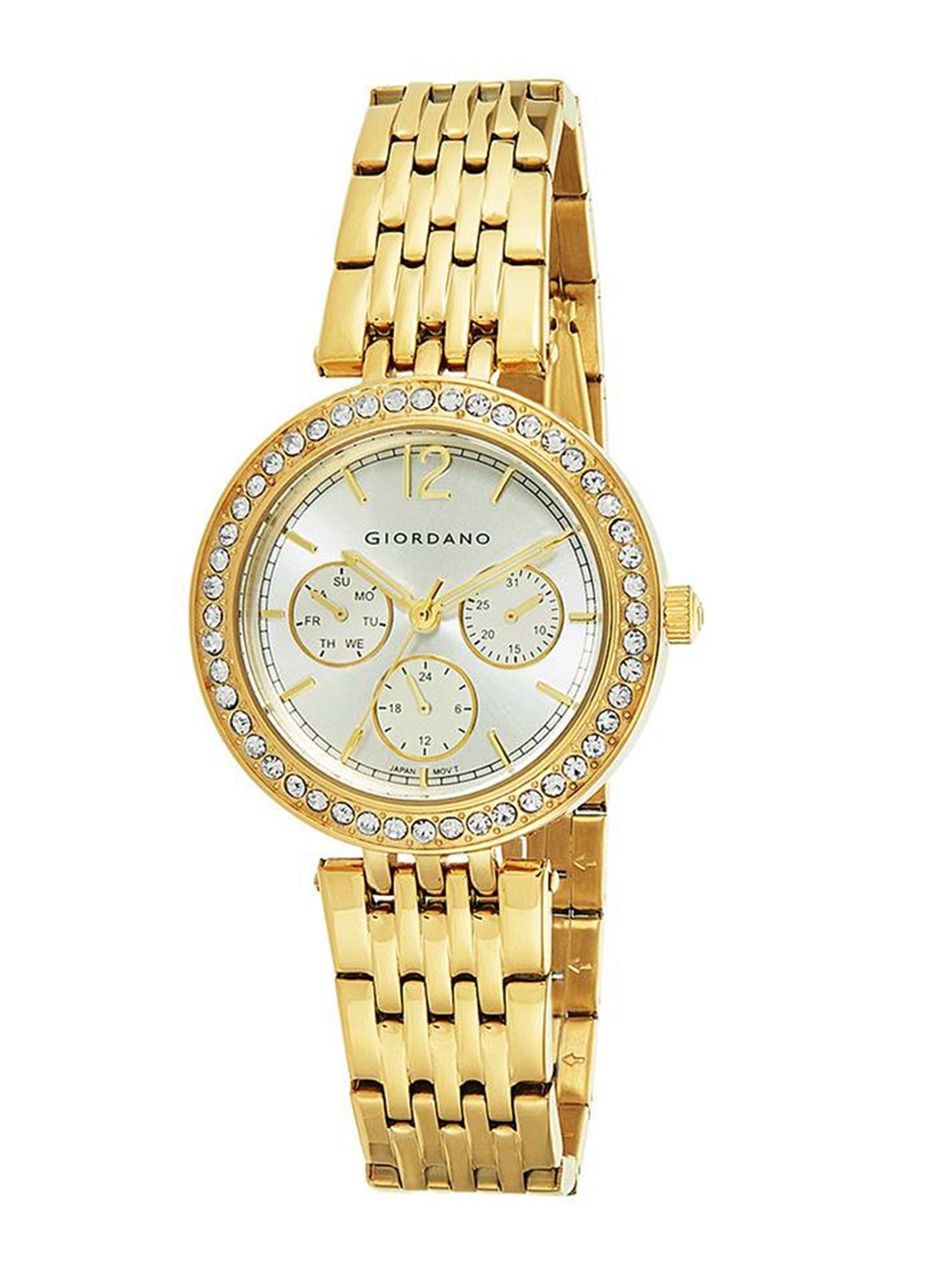 

GIORDANO Women Silver-Toned Analogue Watch
