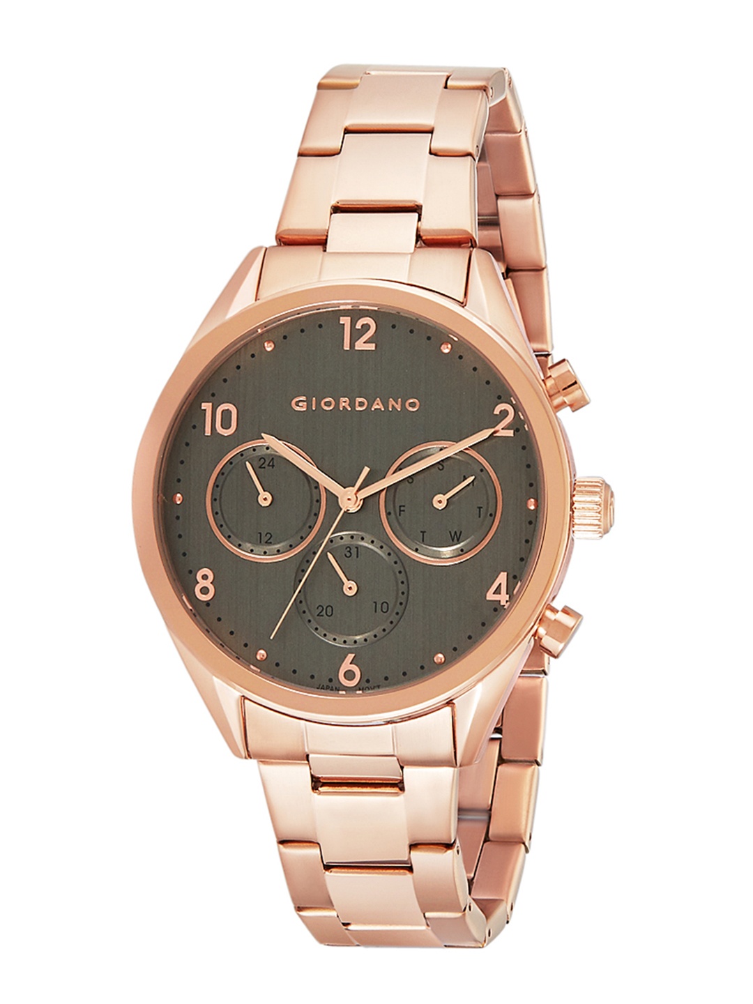 

GIORDANO Men Grey Multifunctional Watch 1944-44