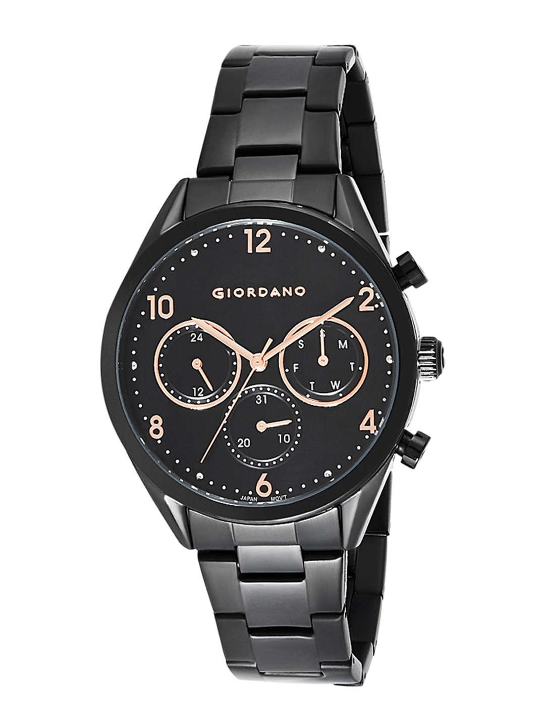 

GIORDANO Men Black Analogue Watch 1944-33