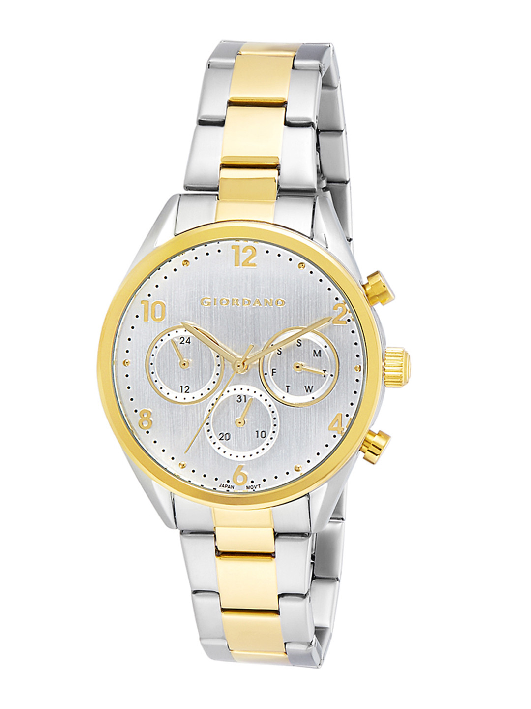 

GIORDANO Men Silver-Toned Analogue Watch