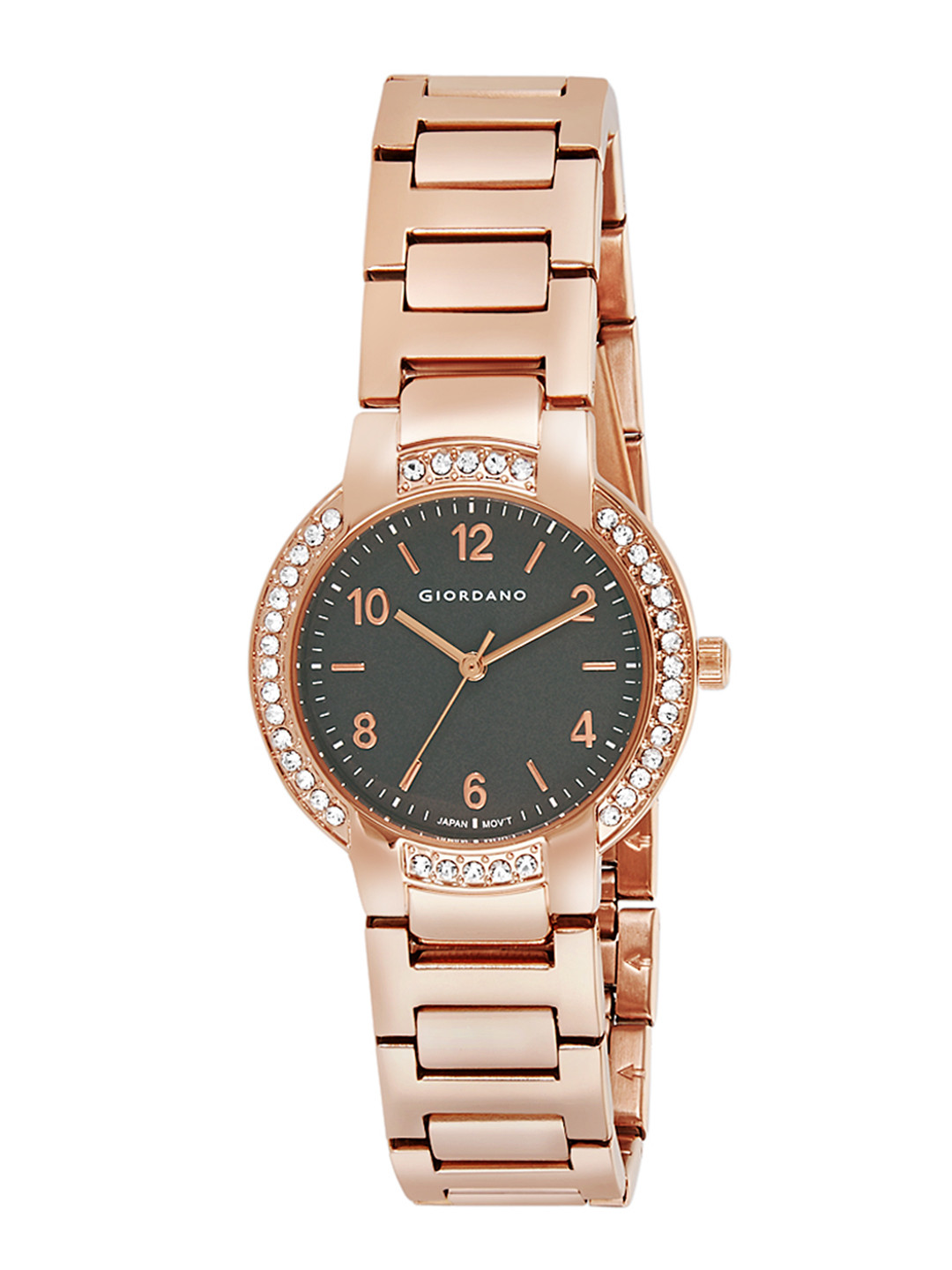 

GIORDANO Women Grey & Rose Gold Analogue Watch 2903-11