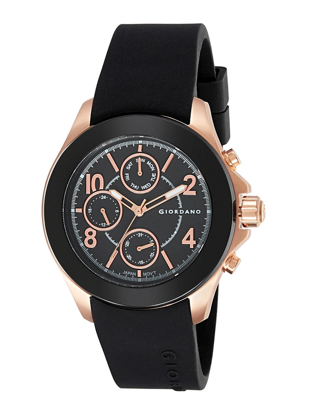 

GIORDANO Men Black Analogue Watch 1908-02