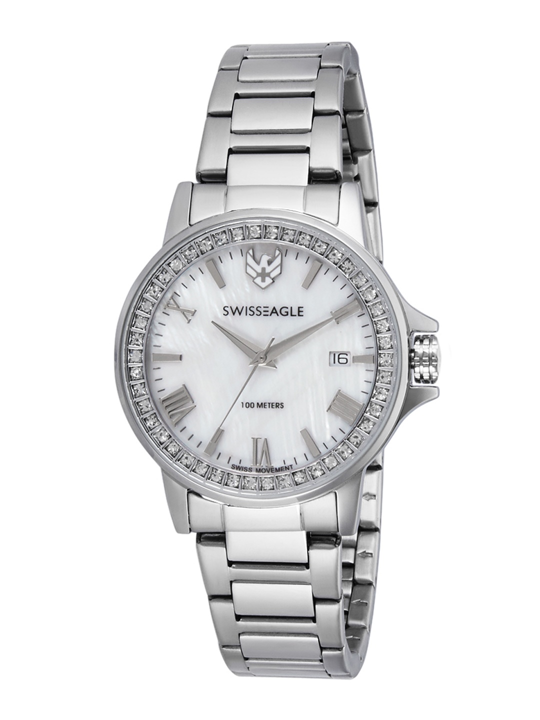 

Swiss Eagle Women White Analogue Watch SE-9147-22