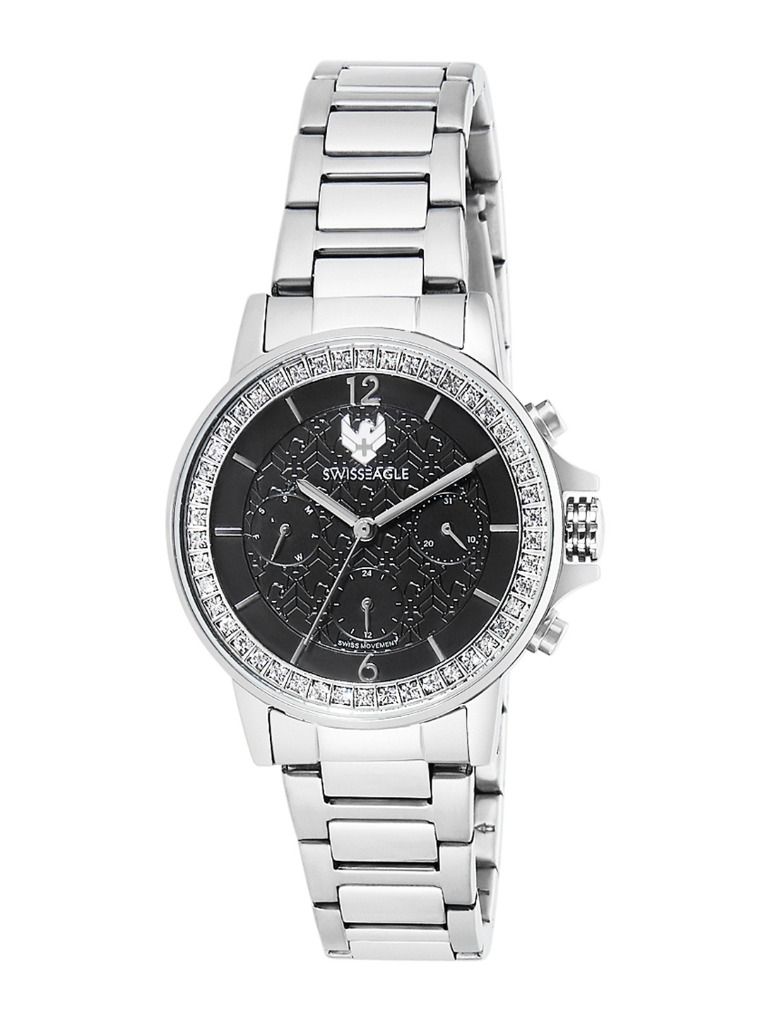 

Swiss Eagle Women Grey Analogue Watch SE-9149-22