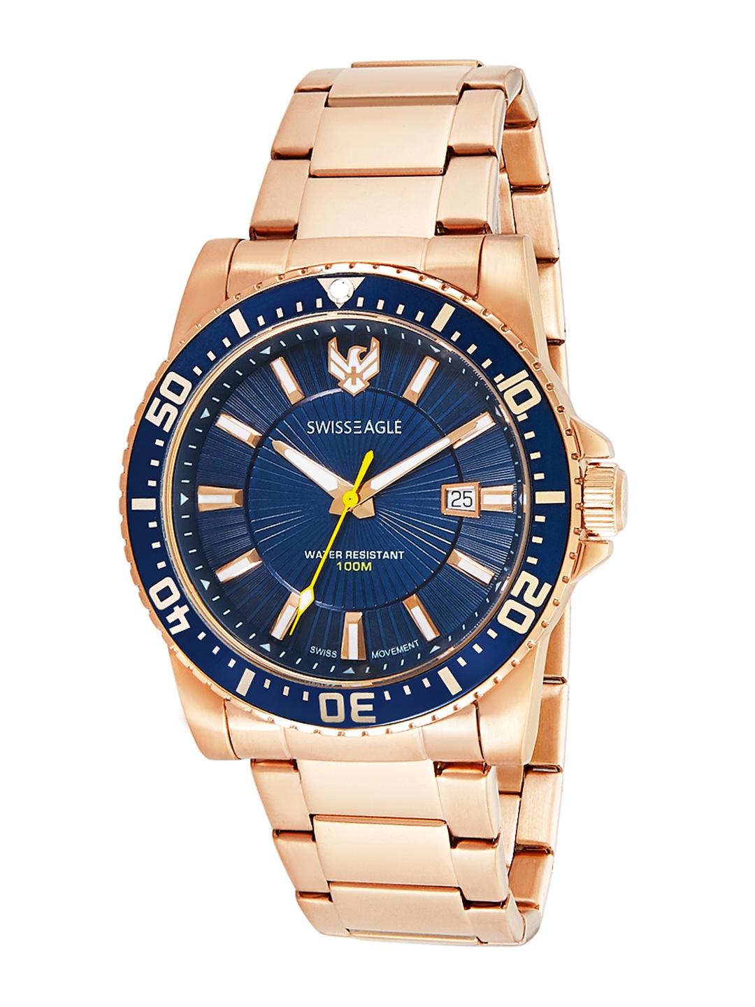 

Swiss Eagle Men Blue Analogue Watch SE-9153-33
