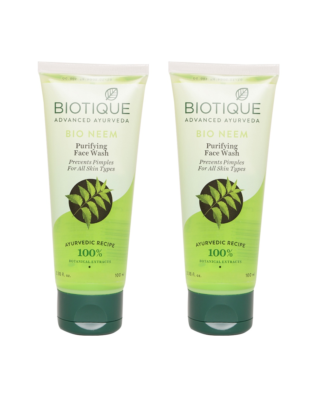 

Biotique Neem Face Wash Duo, White